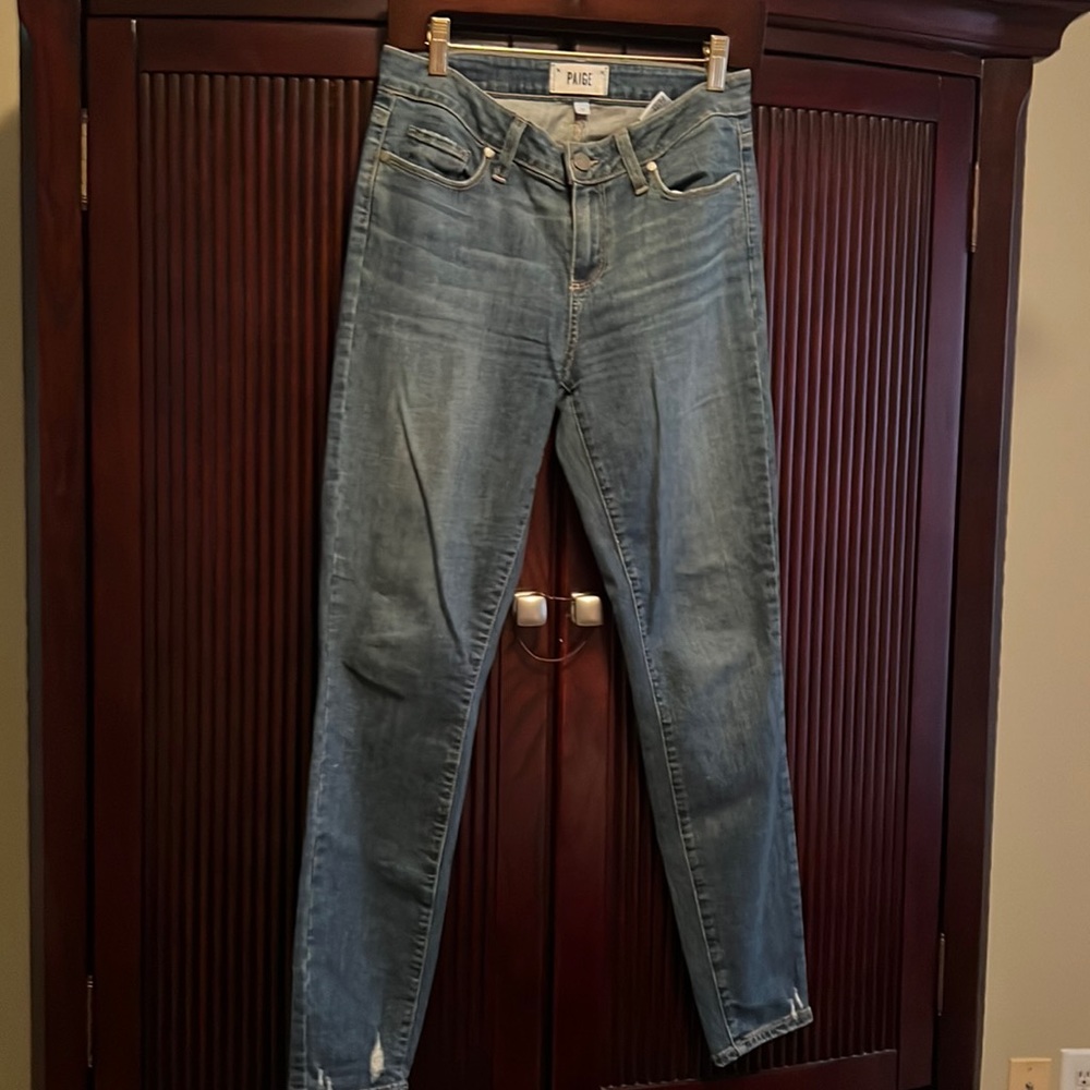 Paige jeans. closet clean out. too small now